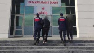 Karaman'da evden hırsızlık yapan 1 kişi tutuklandı 
