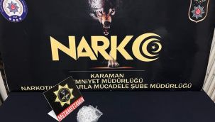 Karaman'da uyuşturucudan 1'i kadın 3 kişi tutuklandı 