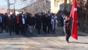 Sarıveliler'de "Sarıkamış Şehitlerini Anma Günü Yürüyüşü" düzenlendi 