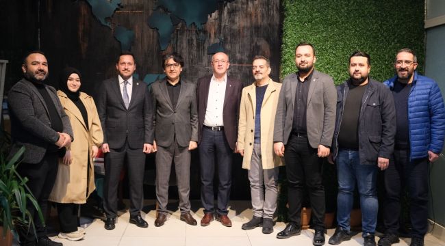 AK Parti heyetinden Yunus Emre Gazeteciler Cemiyeti'ne ziyaret