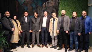 AK Parti heyetinden Yunus Emre Gazeteciler Cemiyeti'ne ziyaret