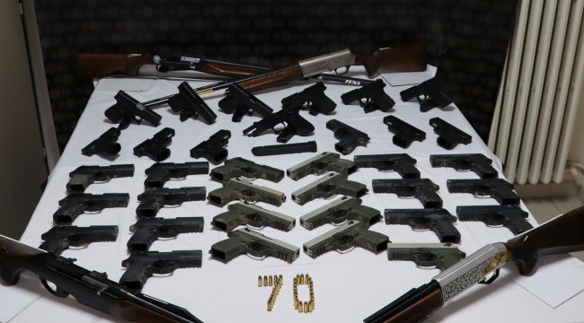 Karaman'da silah operasyonuna: 4 tutuklama