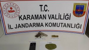 Karaman'da uyuşturucu operasyonu: 1 gözaltı 