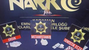 Karaman'da uyuşturucudan 1 kişi tutuklandı 