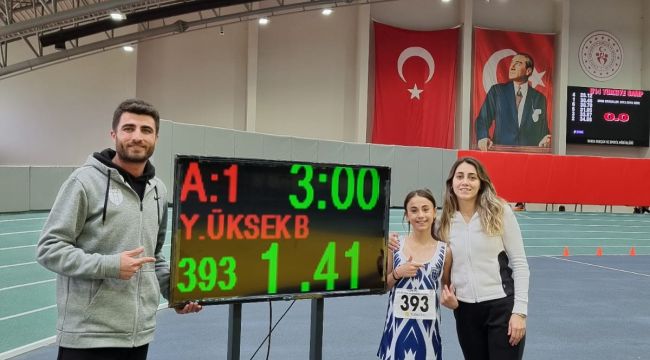 Türkiye'nin en iyi derecesiyle şampiyon oldu
