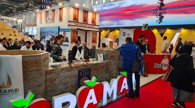 Karaman Belediyesi EMİTT Fuarında göz dolduruyor