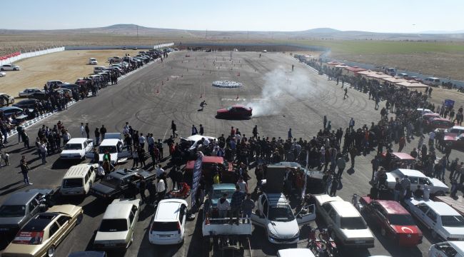 Karaman'da drift alanı ve maket hava aracı pisti törenle açıldı 