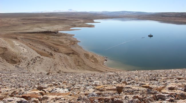 Yeşildere barajında sadece 9 milyon emtreküp su kaldı 