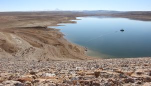 Yeşildere barajında sadece 9 milyon emtreküp su kaldı 