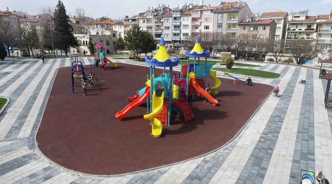 Alparslan Türkeş Parkı yenilendi 