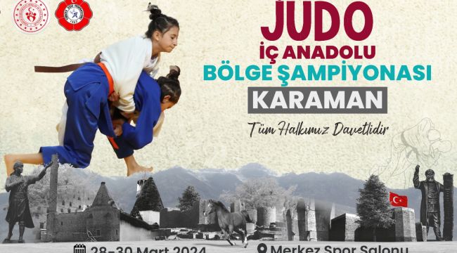Judo İç Anadolu Bölge Şampiyonası Karaman'da yapılacak 