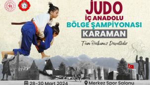 Judo İç Anadolu Bölge Şampiyonası Karaman'da yapılacak 