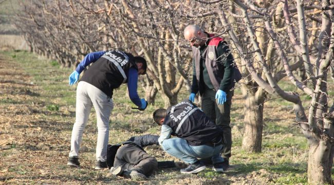 Karaman'da bir kişi elma bahçesinde ölmüş olarak bulundu 