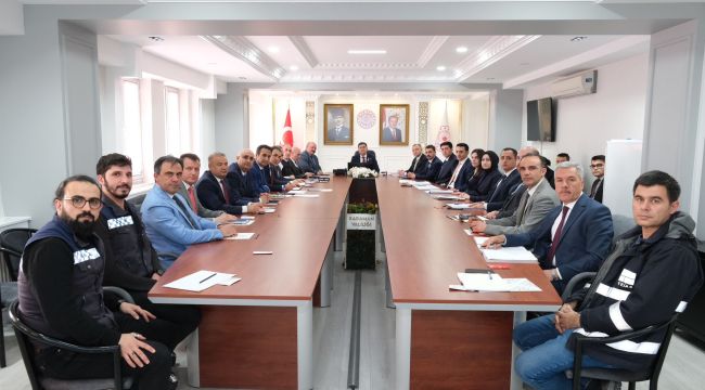Karaman'da seçim güvenliği toplantısı 
