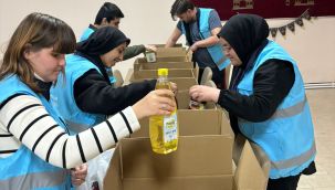 Karaman'da yurt öğrencileri iyilikte yarışıyor 