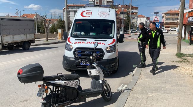 Polis, kazaya karışan yaşlı adamın gözündeki sorun nedeniyle ehliyetine el koydu 