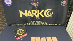 Karaman'da 1 kişi uyuşturucudan tutuklandı 