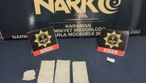 Karaman'da 1 kişi uyuşturucudan tutuklandı 