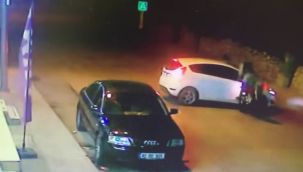 Karaman'da otomobile çarpan motosiklet sürücüsü yaralandı