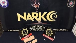 Karaman'da uyuşturucuyla yakalanan kişi tutuklandı