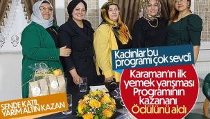 Yemek yarışmasının birincisi belli oldu