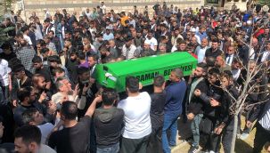 Kazada hayatını kaybeden genç, toprağa verildi