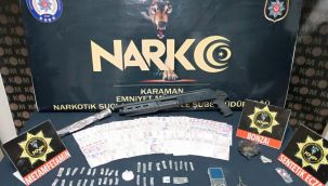 Karaman'da 1'i kadın 4 kişi uyuşturucudan tutuklandı 