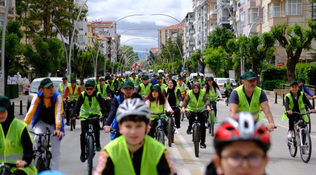 Karaman'da 11. Yeşilay Bisiklet Turu düzenlendi 