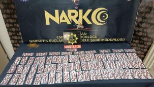 Karaman'da çok sayıda sentetik hapla yakalanan 1 kişi tutuklandı 