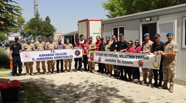 Jandarmadan kan bağışı