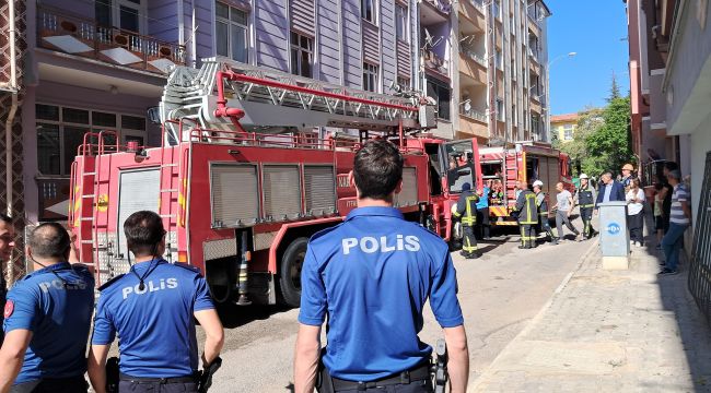 Karaman'da çatı yangını korkuttu