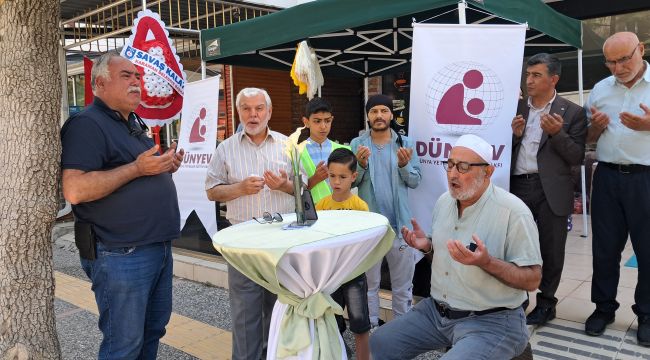 Karaman'da yetimler için düzenlenen hayır panayırı dualarla açıldı   