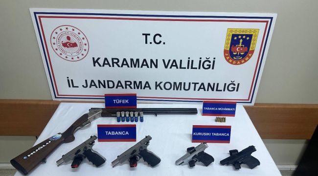 Jandarma köy düğünlerini takibe aldı, havaya silahla ateş açan 5 kişi yakalandı