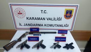 Jandarma köy düğünlerini takibe aldı, havaya silahla ateş açan 5 kişi yakalandı 