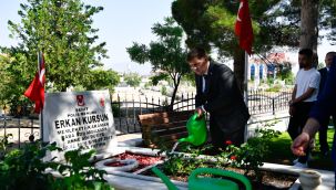 Karaman'da 15 Temmuz Demokrasi ve Milli Birlik Günü etkinlikleri şehitlik ziyaretiyle başladı