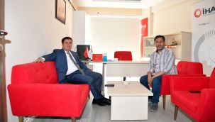 Vali Sarıibrahim, İHA ve AA temsilcilerini ziyaret etti