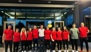 Golbol Kadın Milli Takımı Karaman'dan Paris'e gitti 