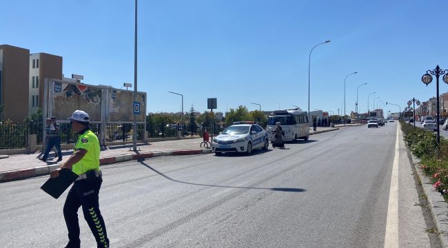 Karaman'da elektrikli bisiklet yaya kadına çarptı: 2 yaralı 