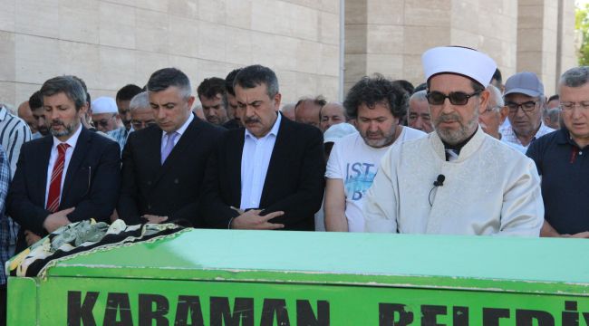 Milli Eğitim Bakanı Tekin Karaman'da cenaze törenine katıldı 