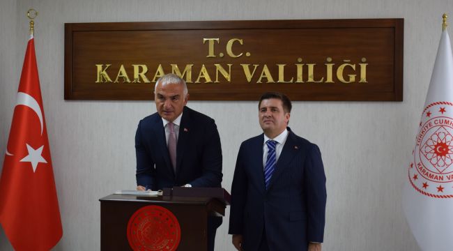 Bakan Mehmet Nuri Ersoy, "Karaman'ın Turizm Tanıtım ve Geliştirme Yol Haritasını hazırladık"