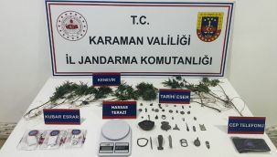 Jandarmadan tarihi esre ve uyuşturucu operasyonu: 1 gözaltı 