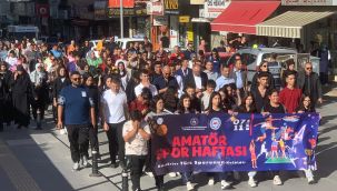 Karaman'da "Amatör spor haftası" etkinlikleri kortej yürüyüşü ile başladı 