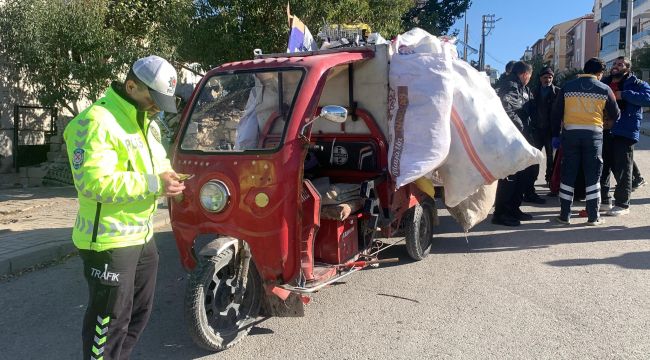 Karaman'da elektrikli motosikletler çarpıştı: 1 yaralı