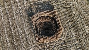 Karaman'da mısır tarlasında yeni obruk oluştu