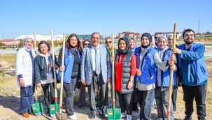 KMÜ'de 101 meşe fidanı toprakla buluştu 