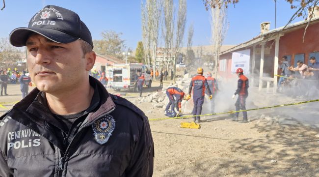 Karaman'da düzenlenen tatbikat gerçeğini aratmadı