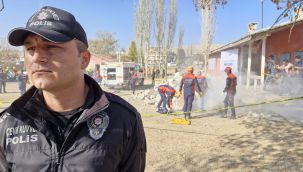 Karaman'da düzenlenen tatbikat gerçeğini aratmadı