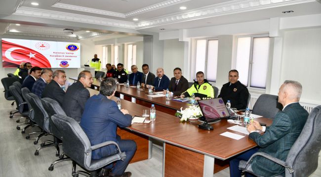 Karaman'da kış mevsiminde alınacak tedbirler konuşuldu 