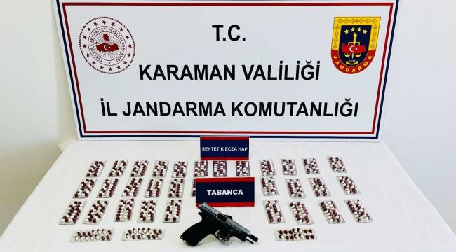 Jandarmadan uyuşturucu hap operasyonu: 1 gözaltı 
