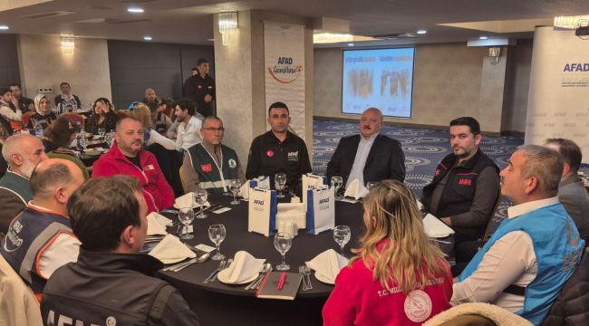 Karaman'da AFAD gönüllüleri "5 Aralık Dünya Gönüllüler Günü'nde buluştu